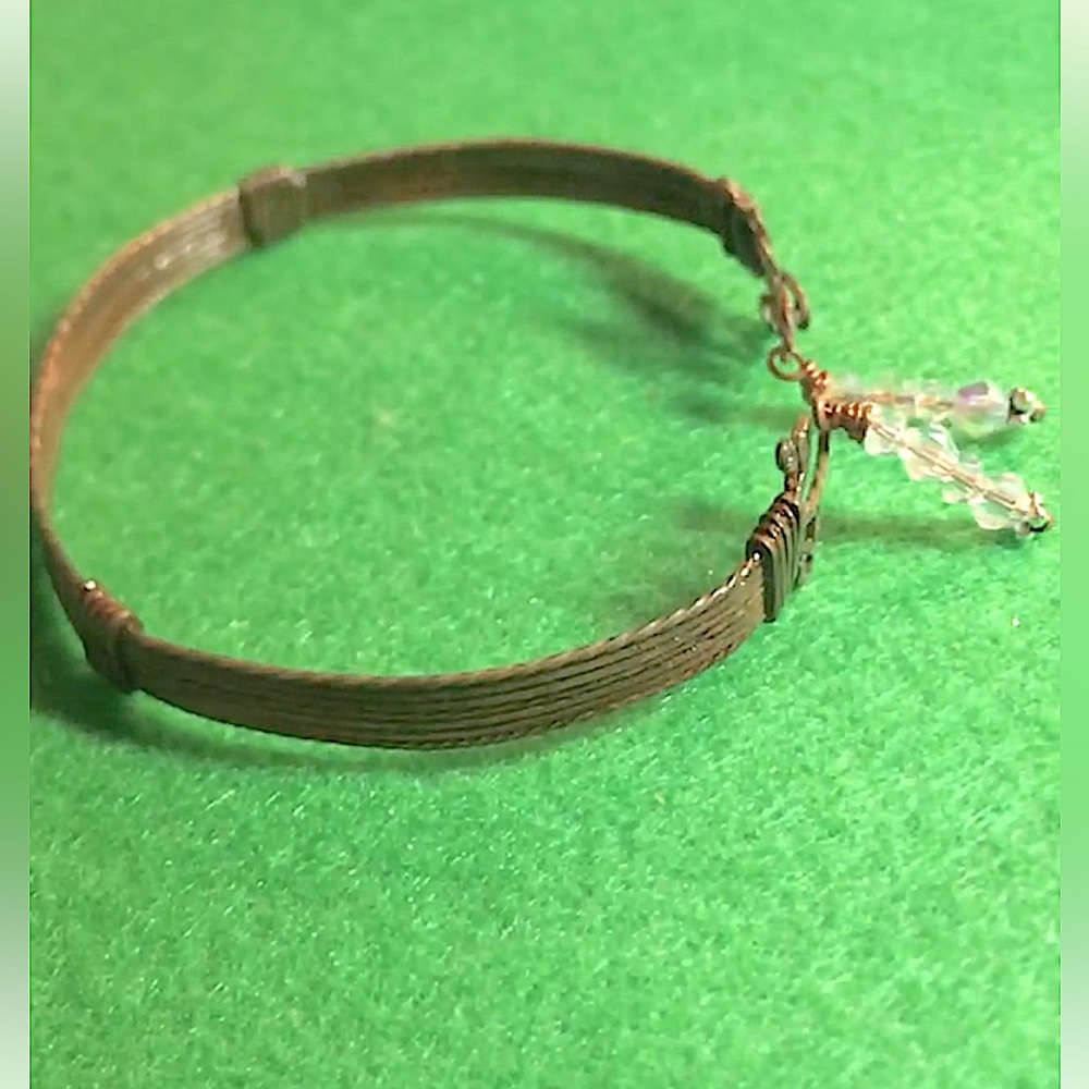 “Copper,copper” wire wrapped cuff bracelet - Picture 4 of 7